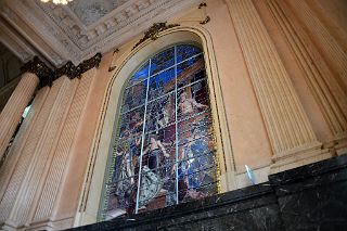 15 Large Stained Glass Window In Salon de Bustos Hall Of Busts Second Floor Teatro Colon Buenos Aires.jpg